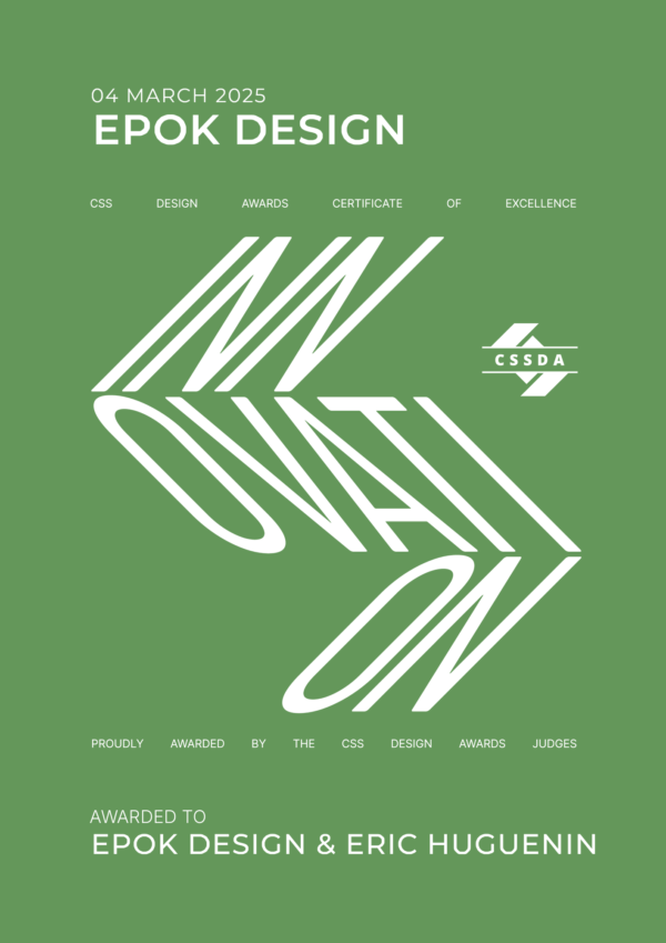 Innovation CSS Design Awards, Epok Design 24